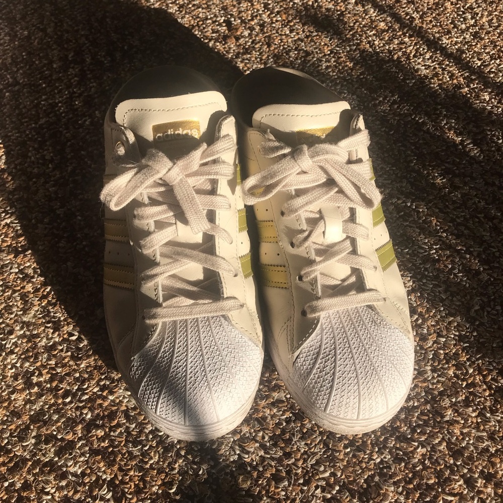 Adidas Superstar slip on sneakers